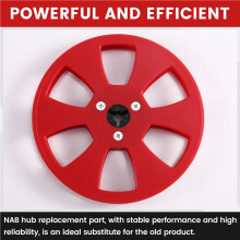 5inch 6-Hole Empty Tape Reel for 1/4 Inch Open Reel Tape Recorder NAB-Hub Replacement with Gasket A