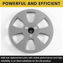5inch Empty Tape Reel for 1/4 Inch Open Reel Tape Recorder NAB-Hub Replacement with Gasket B
