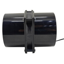 Inline Duct Fan, Dual Flange Exhaust Ventilation Fan, High Airflow Quiet Blower for Grow Tent Bathroom Kitchen Workshop
