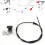 Car Rear Engine Hood Lock Release Pull Handle Cable for  Countryman R60 2009-2016 PACEMAN R61 2011-2015 3