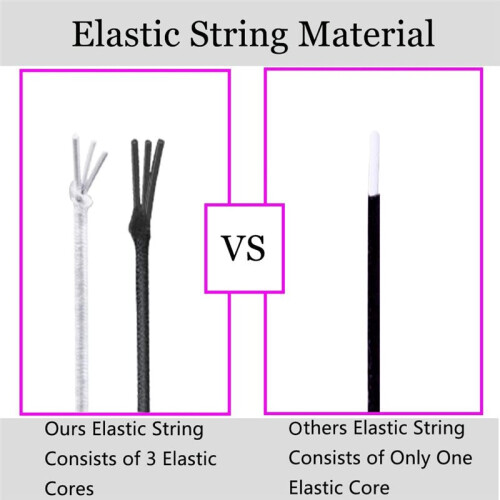 Stretchy String for Bracelets, 4 Rolls 1 mm Sturdy Elastic String Elastic Cord for Jewelry Making, Necklaces 2
