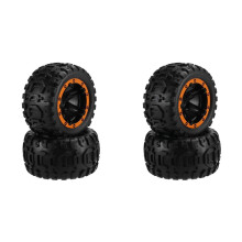 4 STÜCKE für HBX 16889A 16889 16890 16890A SG1601 SG1602 RC Auto Ersatzteile Rad Komplettreifen M16038