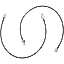 Cavo di Estensione Antenna Microfono Wireless 2 Pz 50cm con Connettore BNC, per Sistemi di Montaggio A Rack