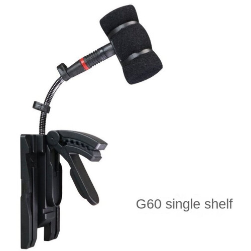 Clip per Microfono per Saxofono per Trasmettitore Bodypack Wireless per Tromba Clarinetto Strumento Musicale, Non Include Microfono 2