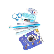 Collection de stylos gel en plastique ABS de qualité-Bleu