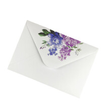 100 Stück bezaubernde weiße Blumenumschläge,-100-teiliges Set