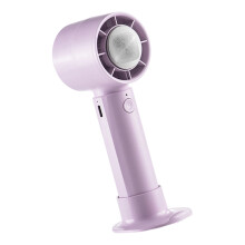 USB wiederaufladbarer tragbarer Ventilator, leiser-Lila