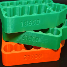 Gabarit de soudage de batterie en plastique,-Oranges 18650