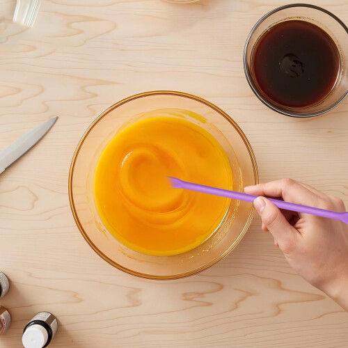 Spatules à cire en Silicone, bâtonnets à remuer, pour la 1