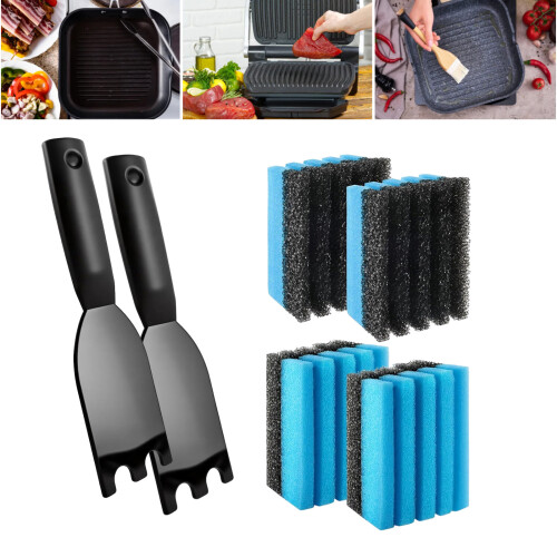 Dishwasher Safe Grill Cleaning Tool For Grooved Grilling-Set 2 1