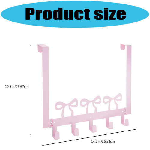 Multifunctional Over The Door Hooks Organizer Elegant 5 Coat 2