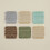 Decorative Cotton Coaster Pad Feature Delicate Fringes-Blue 10 10