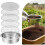Professional Soil Filter Set Stainless Steel Texture for 6
