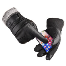Warme Winterhandschuhe für Touchscreens (1 Paar) Black