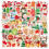 Weihnachtsaufkleber 100 Stück MultiColor 1
