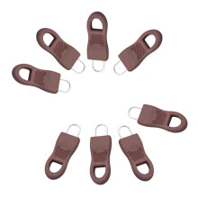 Zipper für Reißverschluss 8er-Pack Brown L