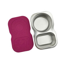 Efficient Nonrust Steel Seasoning Cup Outdoor Sauce-Rose Red