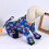 Rainbows Printed Polyester Dog Leg Cover Four Legged-S Blue 10