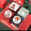 Weihnachtsaufkleber, 1 Rolle mit 500 Stück. MultiColor 3
