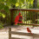 Durability Bird Feeders Open Hanger Huts Shape Hangable Mounted 7