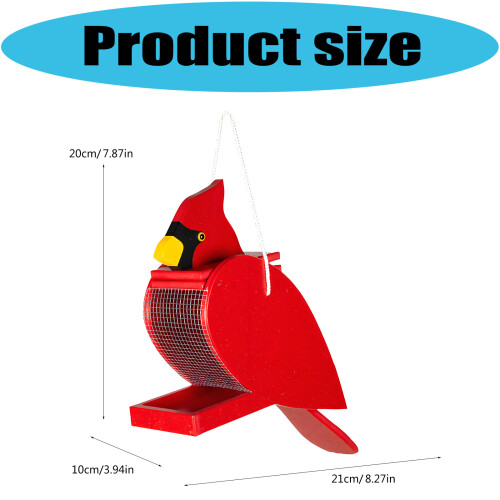 Durability Bird Feeders Open Hanger Huts Shape Hangable Mounted 2