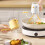 Kitchen Salt Shaker With Button Control And Wide Mouths-White 8