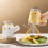 Kitchen Salt Shaker With Button Control And Wide Mouths-White 7
