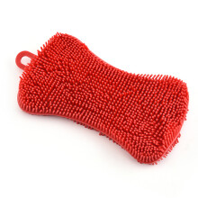 Spülbürste aus Silikon Red