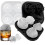 Eisformen aus Silikon - Diamant- und Rosenformen Black 1