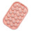 Eisformkugeln aus Silikon mit Deckel Pink 1
