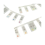 Aftageligt lysende klaver keyboard Note Label 88 Key White 2