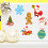 Weihnachtsaufkleber 100 Stück MultiColor 2