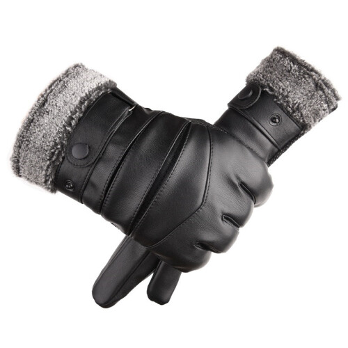 Warme Winterhandschuhe für Touchscreens (1 Paar) Black 1