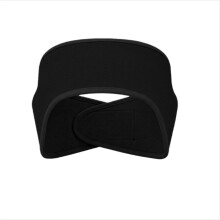 Zimní cyklistické teplé chrániče uší – nastavitelné fleecové ohřívače uší pro outdoorové sporty Black