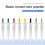 Lightweight Mini Fixed Volumes Pipette For Accurate-200ul 5