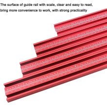 2-in-1 Parallel Guide Rail System Track Saw Angle Clamp,Aluminum Guide for Rail,Circular Saw Cutting Positio