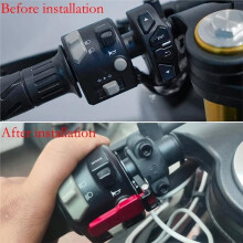 Cubierta del Botón de Interruptor de Motocicleta, Carcasa del Botón del Claxon, Soporte del Botón de Extensión para 250NK 400NK 250CLX 250 400