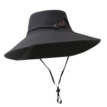 Lightweight Travel Hat For Men Sun Protection And-Dark Grey