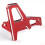 Front Sprocket Chain Guard for  CRF 250/300 L, Red Anodized Off-Road Chain Protector Kit with Hardware 2