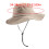 Foldable Fisherman Hat Windproof Rainproof-Light gray 4