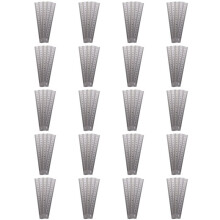 100pzs Regla Recta de Acero Inoxidable 6 Pulgadas 15 cm Marcado de Doble Lado