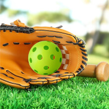 Paquete de 12 Pelotas de Béisbol de Plástico con Bolsa con Cordón para Entrenamiento en Interiores y Exteriores