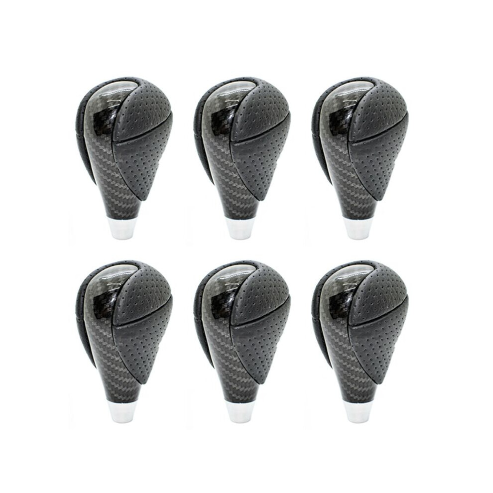 6X Abs Carbon Fiber Gear Shift Knob For Most Crown Camry Hiace Is350 Gs430 Rx350 Is250 Es350 Rx450h Lx470 6031897811619