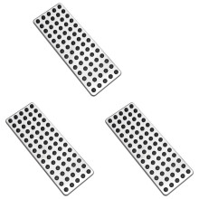 3X Steel Footrest Foot Rest Dead Pedal Pad Cover for A B C E S CLS SLK CLA GLA GLK ML G GL Series