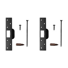 2X Extra Långt Dörrstoppbleck 7 Tum Kraftig Version Överdimensionerat Slutbleck för Att Reparera Skadad Sliten Karm/Spår/Karm
