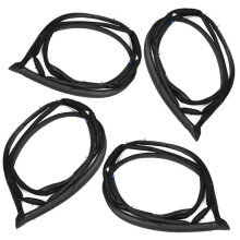 Car Door Rubber Seal Weatherstrip Front & Rear for Land Fj80 67861-60071, 67862-60071, 67871-60041