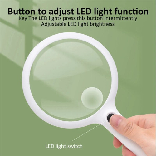 Loupe de Lecture Portable Rechargeable 30x avec Éclairage Intégré et 3 Modes D'Éclairage 2