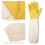 2Pair Soft Hand, Straight Thumb Beekeeper XL Size Yellow Gloves 3