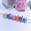 Handmade Craft Glass Octopus Shaped Bead For-Light blue 9