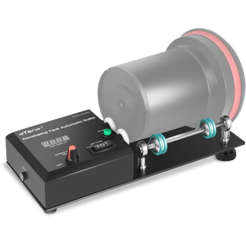 ETone Automatic Rotation Base Film Development Electric Timing Auto Roller Rack Kit for 1500 2500 AP US Plug
